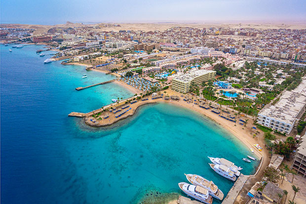 hurghada egyiptom vörös-tenger kikötő szórakozás