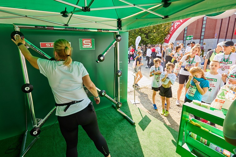 SPAR Maraton 2024 interaktív stand