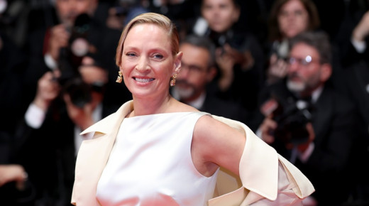 Budapesti edzőteremben villantott izmokat Uma Thurman, a Ponyvaregény és a Kill Bill sztárja - Fotók