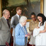 Már Erzsébet királynő és Fülöp herceg is találkozott a család legújabb tagjával.&nbsp;
