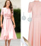 A hercegné halványrózsaszín Beulah London ruhát választott 2021-ben, amelyet egy csinos öv díszített deréktájékon.
