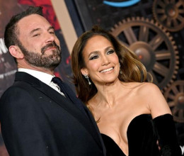 Jennifer Lopez horoszkópos szoknyában tündökölt férje oldalán az új romantikus filmjük premierjén